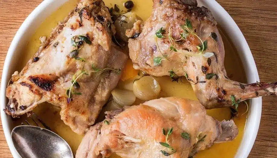 Lapin au vin blanc